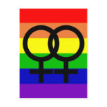 Lesbian Pride Post Card
