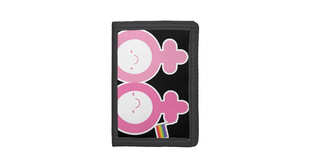 Lesbian Pride Wallet With Rainbow Flags Zazzle 3621