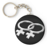 Lesbian symbol key chains