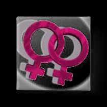 Lesbian Symbols Black buttons by gacatmandu Lesbian Symbols Black buttons