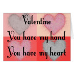 Lesbian Valentine Gifts "You Have My Heart" Cards