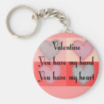 Lesbian Valentine Gifts "You Have My Heart" Keychains