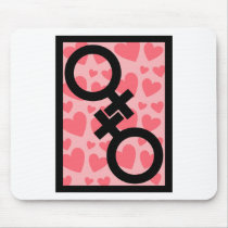 Lesbian Valentine mousepads by WildeWear Lesbian Valentine mousepads