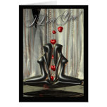 Lesbian Valentine's Day Card Modern Art Sculpture
