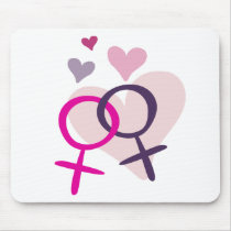 Lesbian Venus Entwined mousepads by WildeWear Lesbian Venus Entwined mousepads