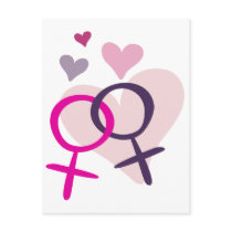 Lesbian Venus Entwined Post Card