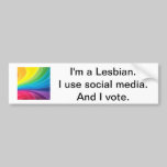 Lesbian Voter bumper stickers
