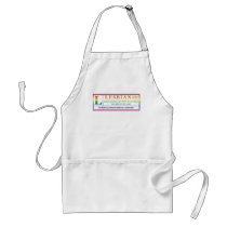 Lesbian Warning Label. Apron