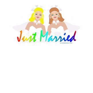 Lesbian Wedding Bride T-shirt