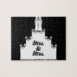 LESBIAN WEDDING CAKE MRS AND MRS -.png Puzzle