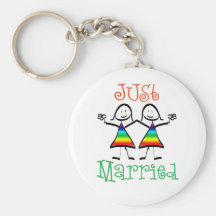 Lesbian Wedding Favors Key Chain