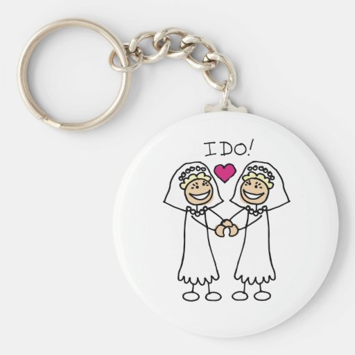 Lesbian Wedding Favors Key Chains