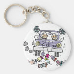 Lesbian Wedding Just Married Key Chain
