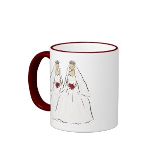 Lesbian Wedding mug