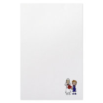 Lesbian Wedding One Bride Customized Stationery