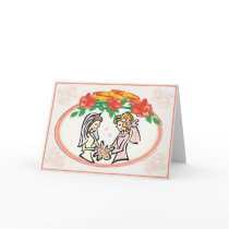 Lesbian Wedding or Commitment Ceremony cards by freespiritdesigns Lesbian Wedding or Commitment Ceremony cards