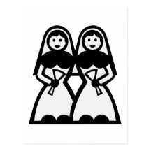 Lesbian Wedding Post Cards