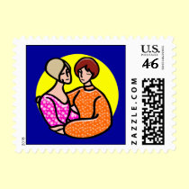 Lesbian Wedding stamps