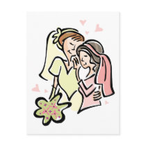Lesbian Wedding postcards by alternateworlds Lesbian Wedding postcards