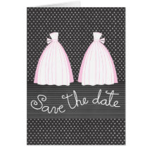 Lesbian Wedding Save the Date Cards