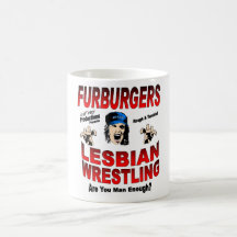Lesbian Wrestling Mug