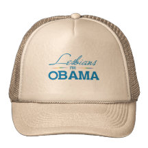 Lesbians for Obama Trucker Hats