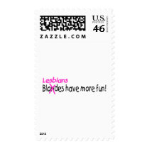 Lesbians Have More Fun postage by TeeZazzle Lesbians Have More Fun postage
