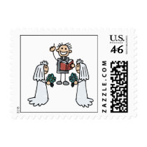 Lesbians & Preacher postage by samesexmarriage Lesbians & Preacher postage