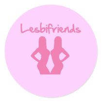 Lesbifriends Sheet of Stickers
