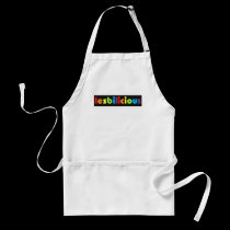 Lesbilicious (Banner) Aprons aprons