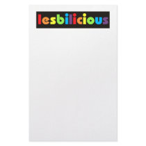 Lesbilicious (Banner) Stationery