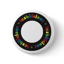 Lesbilicious (Circle) Buttons