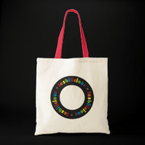 Lesbilicious (Cirlce) Tote Bag bags