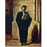 Lesender Lawyer By Daumier Honoré Photo Cutout