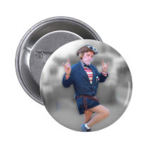 Leslie Button Hookem Horns buttons