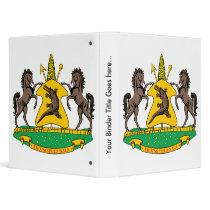 Lesotho Coat of Arms detail Binders