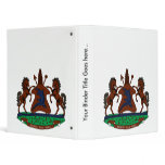 Lesotho Coat of Arms detail Binder