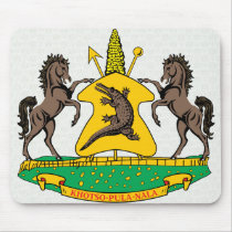 Lesotho Coat of Arms detail Mousepad
