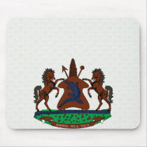 Lesotho Coat of Arms detail Mouse Pads