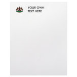 Lesotho Coat of Arms Personalized Letterhead