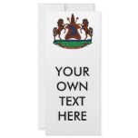 Lesotho Coat of Arms Rack Cards