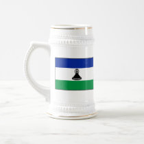 Lesotho Flag and Map Mug by FlagAndMap Lesotho Flag and Map Mug