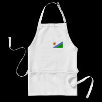 Lesotho Flag aprons