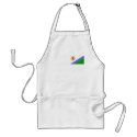 Lesotho Flag aprons