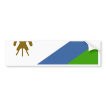 Lesotho Flag bumper stickers