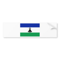 Lesotho Flag bumper stickers