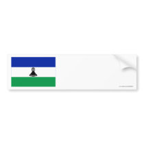 Lesotho Flag bumper stickers