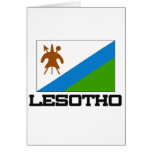 Lesotho Flag Greeting Cards