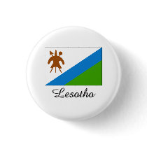 Lesotho Flag Design buttons