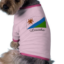 Lesotho Flag Design pet clothing